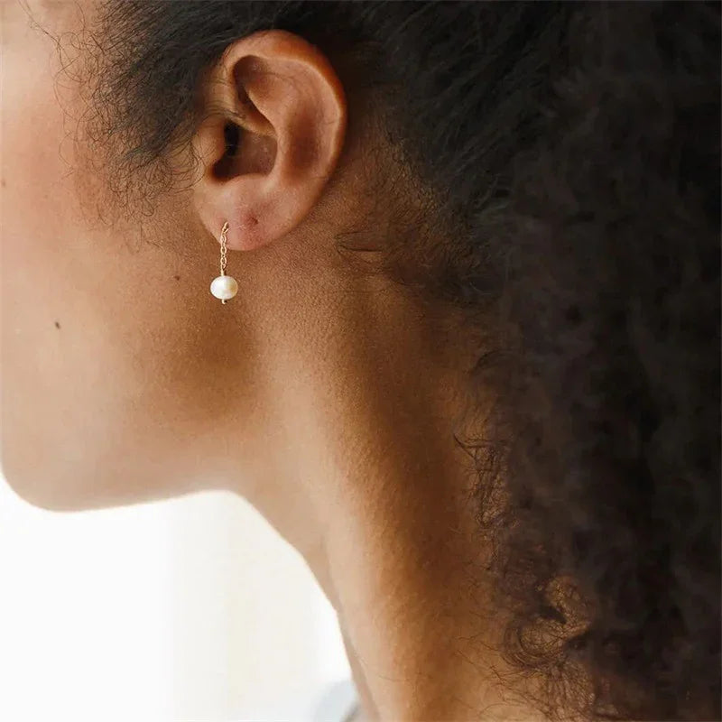 Angela Pearl Earrings