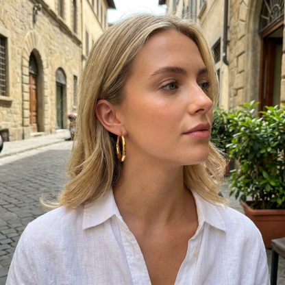 Eden Hoop Earrings