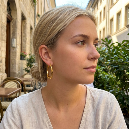 Eden Hoop Earrings