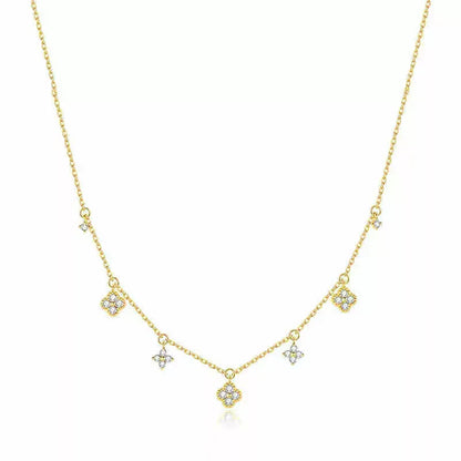Elegant Charm | Gold Necklace with Adjustable Length & 14K Finish for Versatile Styling 7