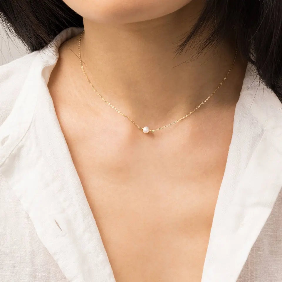 Charlotte Freshwater Pearl Necklace