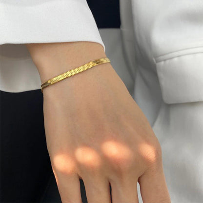 Isolde Herringbone Bracelet