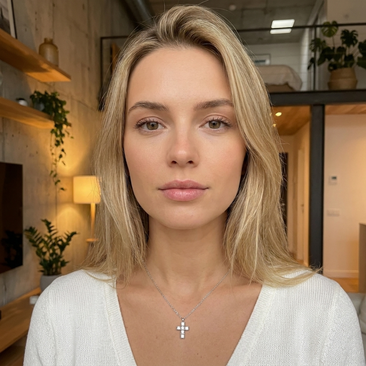 Elegant Crystal Cross Necklace for Women with Hypoallergenic Design | Premium Sterling Silver for Everyday Sophistication 1