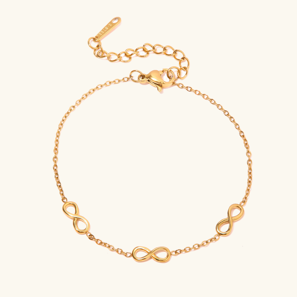 Harriet Infinity Gold Bracelet