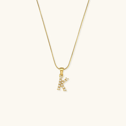 Gold-Finished Initial Necklace with Freshwater Pearls - 16 Inch Personalized Layering Jewelry 13