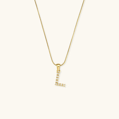 Gold-Finished Initial Necklace with Freshwater Pearls - 16 Inch Personalized Layering Jewelry 17