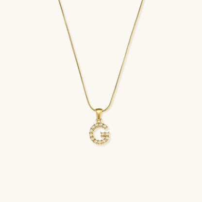 Gold-Finished Initial Necklace with Freshwater Pearls - 16 Inch Personalized Layering Jewelry 19