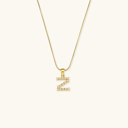 Gold-Finished Initial Necklace with Freshwater Pearls - 16 Inch Personalized Layering Jewelry 22