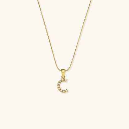 Gold-Finished Initial Necklace with Freshwater Pearls - 16 Inch Personalized Layering Jewelry 5