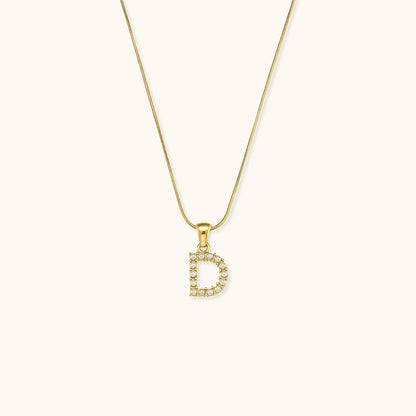 Gold-Finished Initial Necklace with Freshwater Pearls - 16 Inch Personalized Layering Jewelry 6