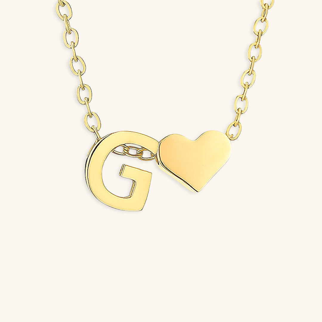 Gold Initial Necklace - Personalized 14k Gold-Plated Jewelry, Hypoallergenic, Water Resistant, 18 Inch Length 26