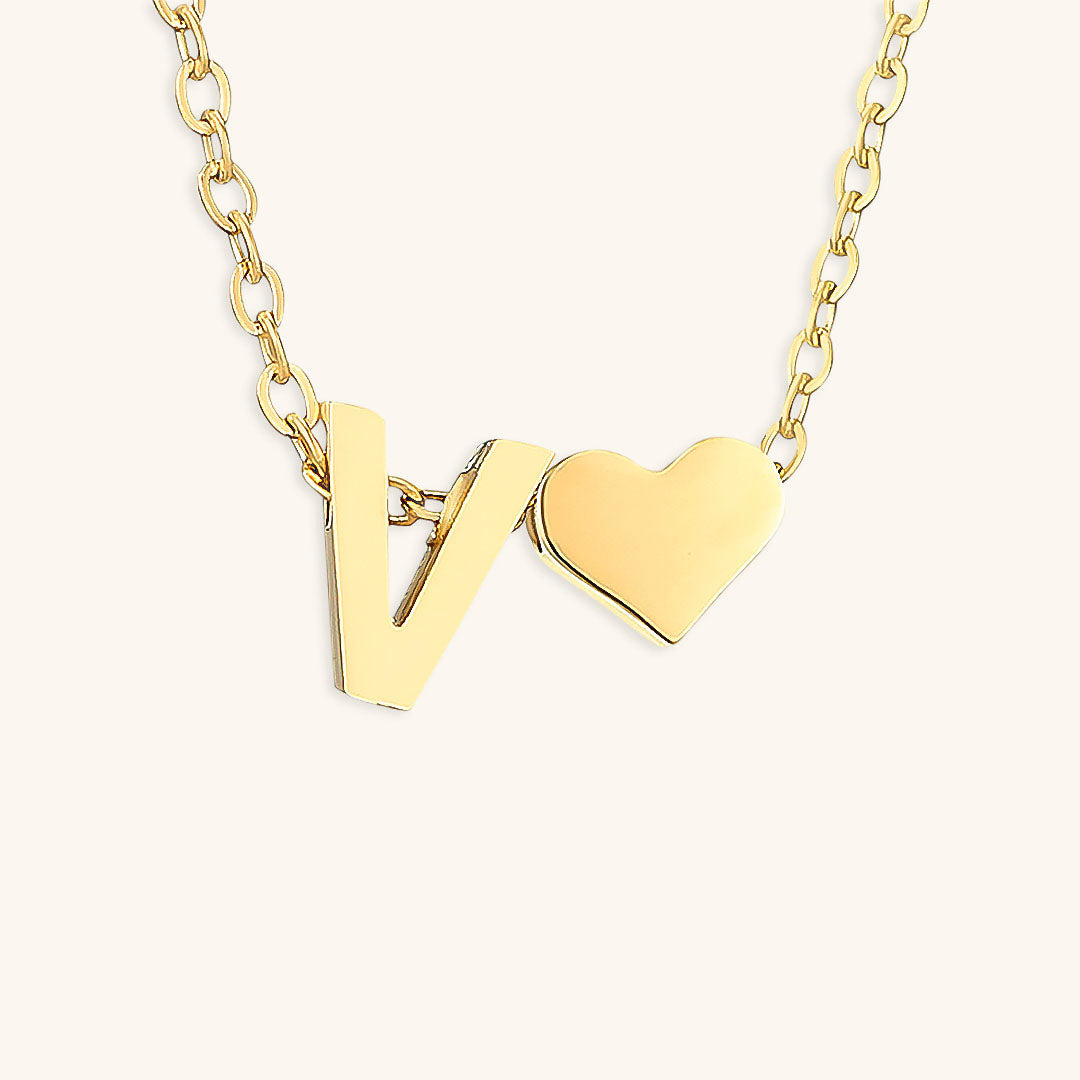 Gold Initial Necklace - Personalized 14k Gold-Plated Jewelry, Hypoallergenic, Water Resistant, 18 Inch Length 30