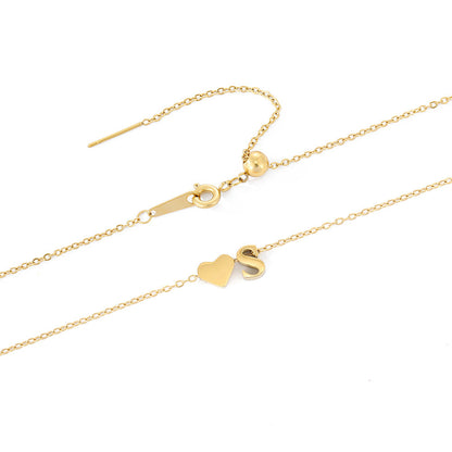 Gold Initial Necklace - Personalized 14k Gold-Plated Jewelry, Hypoallergenic, Water Resistant, 18 Inch Length 4