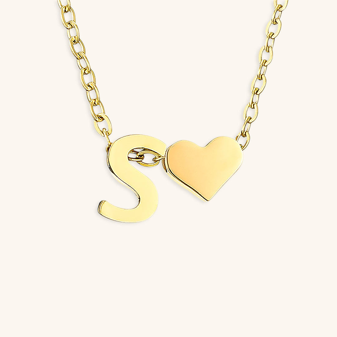 Gold Initial Necklace - Personalized 14k Gold-Plated Jewelry, Hypoallergenic, Water Resistant, 18 Inch Length 41