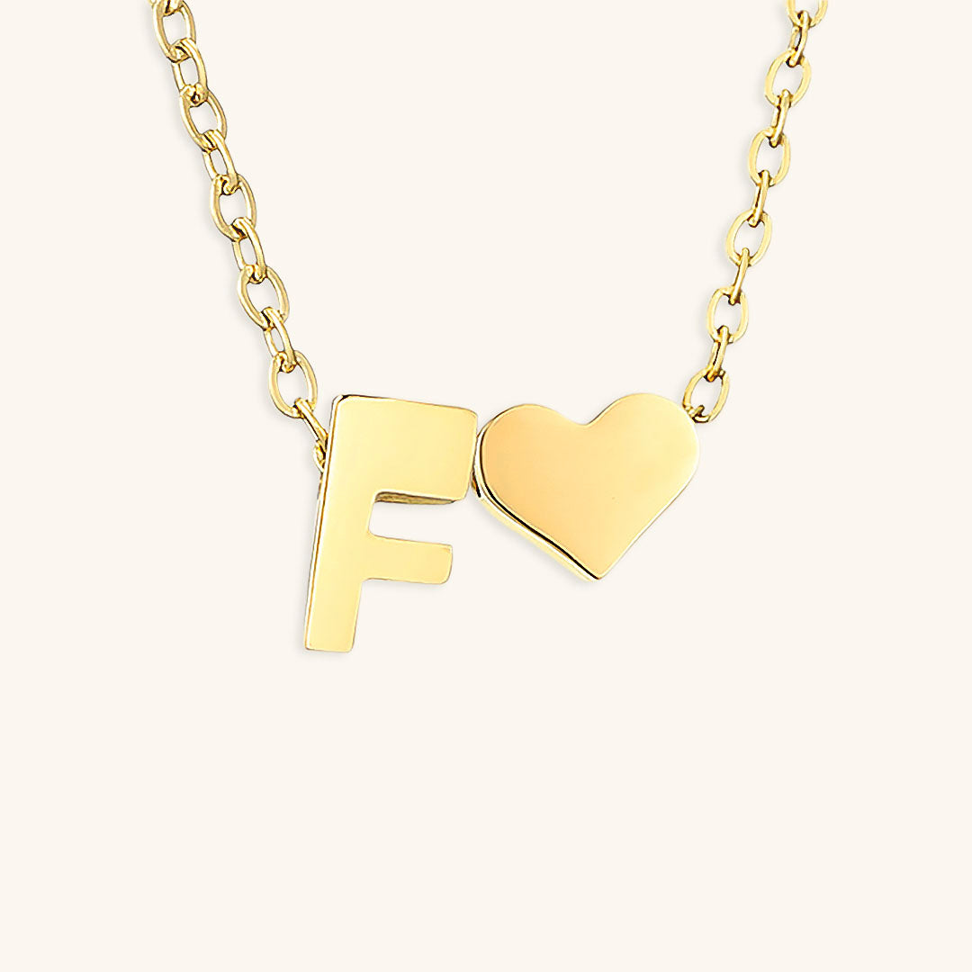 Gold Initial Necklace - Personalized 14k Gold-Plated Jewelry, Hypoallergenic, Water Resistant, 18 Inch Length 44