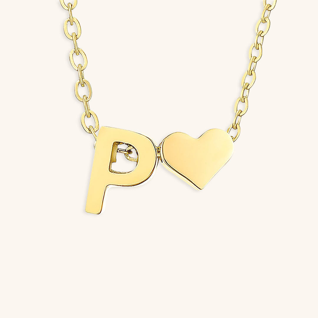 Gold Initial Necklace - Personalized 14k Gold-Plated Jewelry, Hypoallergenic, Water Resistant, 18 Inch Length 51