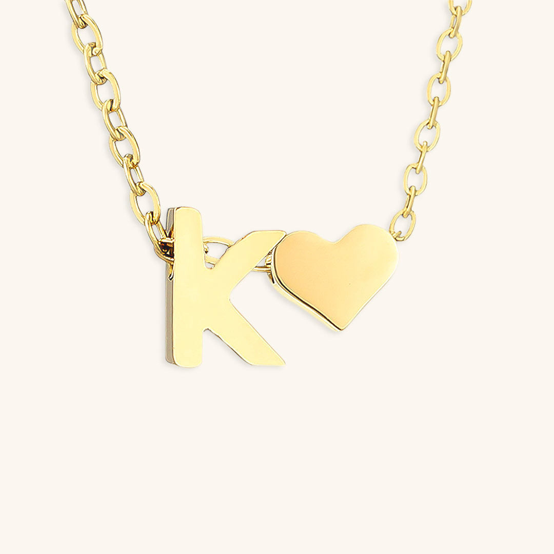 Gold Initial Necklace - Personalized 14k Gold-Plated Jewelry, Hypoallergenic, Water Resistant, 18 Inch Length 55
