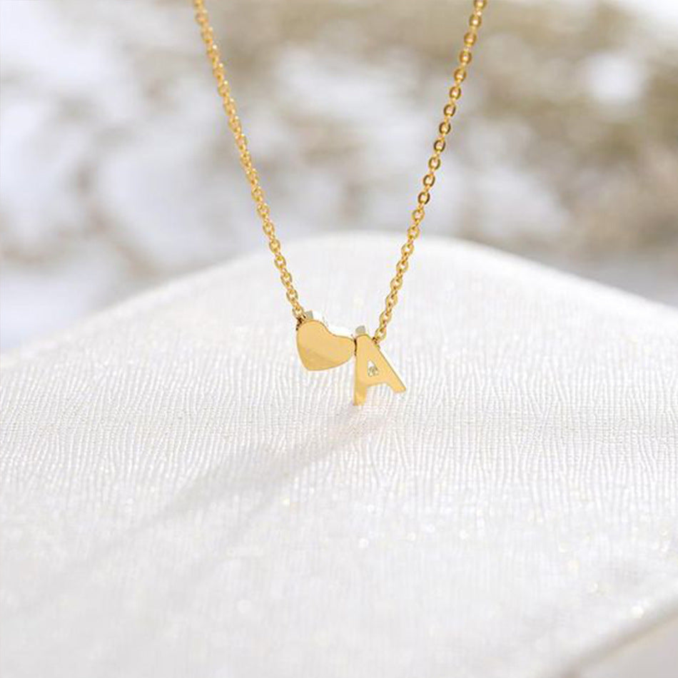 Gold Initial Necklace - Personalized 14k Gold-Plated Jewelry, Hypoallergenic, Water Resistant, 18 Inch Length 6