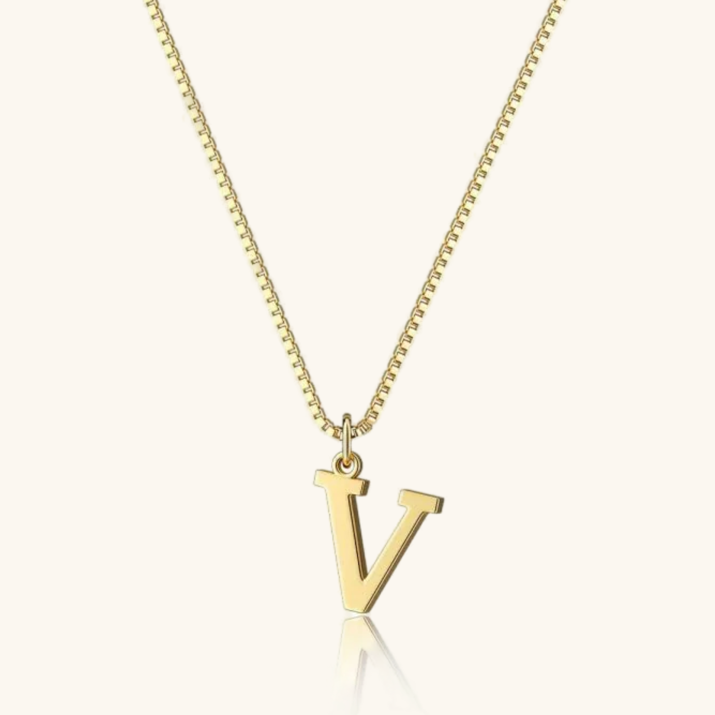 Gold Initial Necklace - Waterproof Hypoallergenic Stainless Steel with 16-Inch Adjustable Chain 30