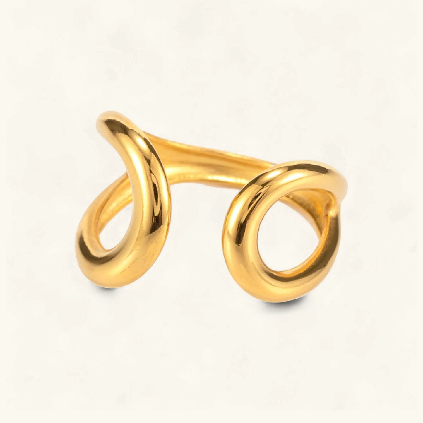 Leona Twisted Band Ring
