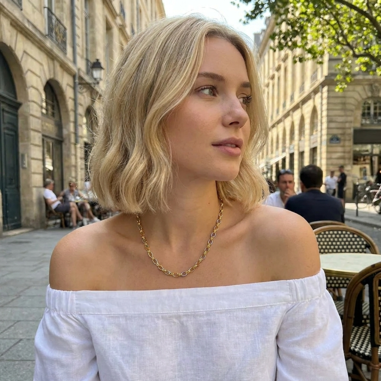 Julie Two Tone Gold Necklace
