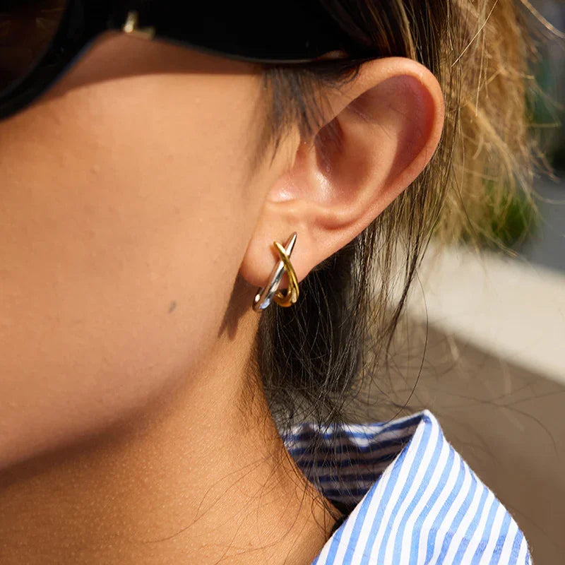 Ayla Huggies Earrings