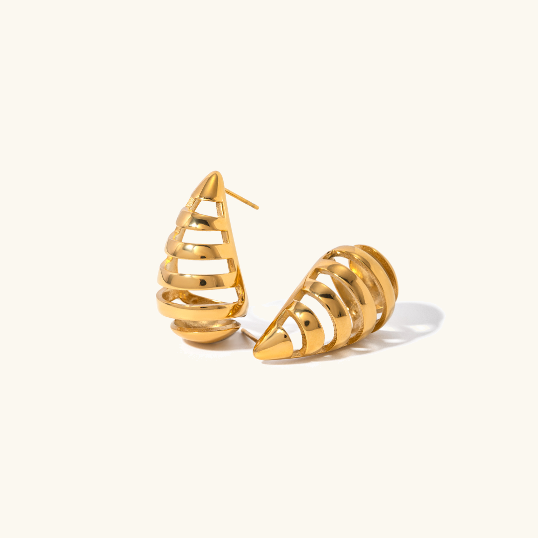 Madison Drop Gold Earrings