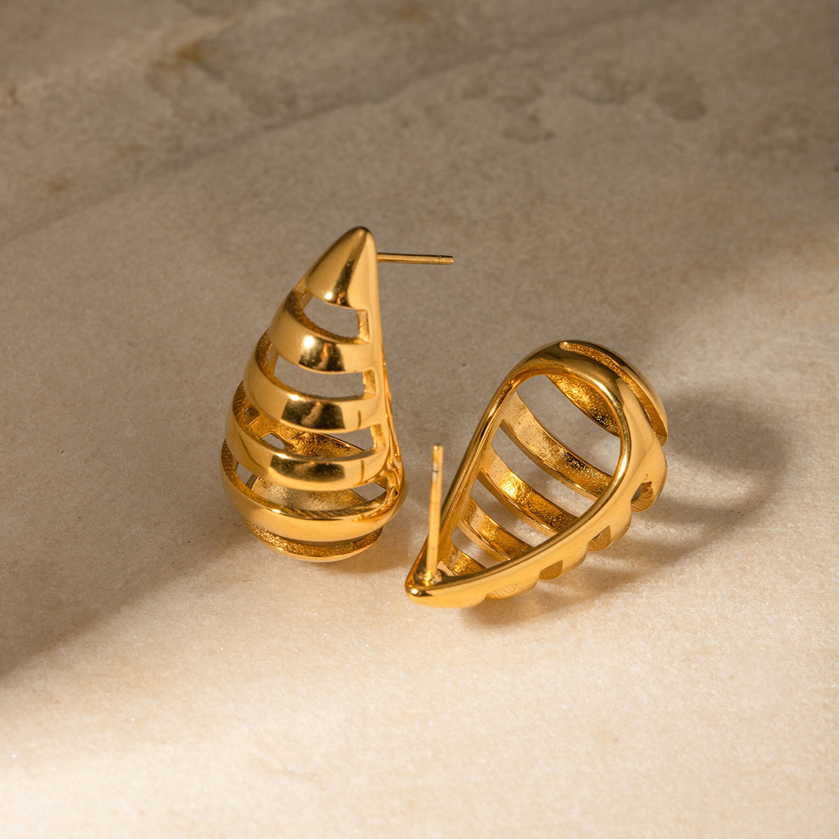Madison Drop Gold Earrings