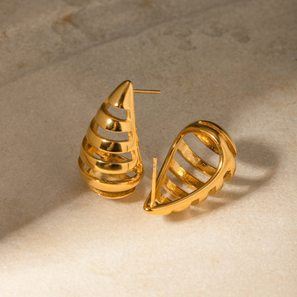 Madison Drop Gold Earrings