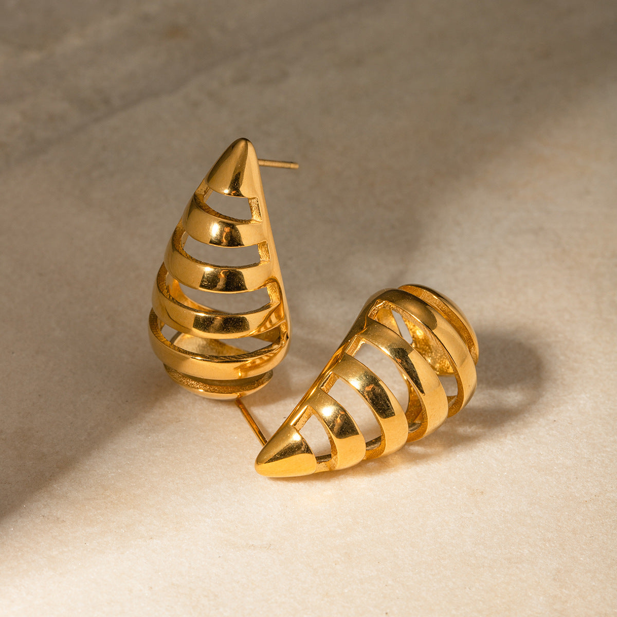Madison Drop Gold Earrings