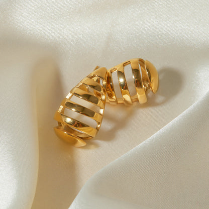 Madison Drop Gold Earrings
