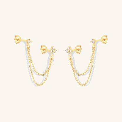 Daniella Diamond Chain Stud