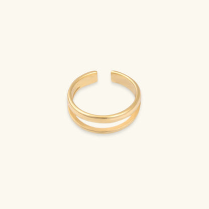 Elegant Layered Gold Ring