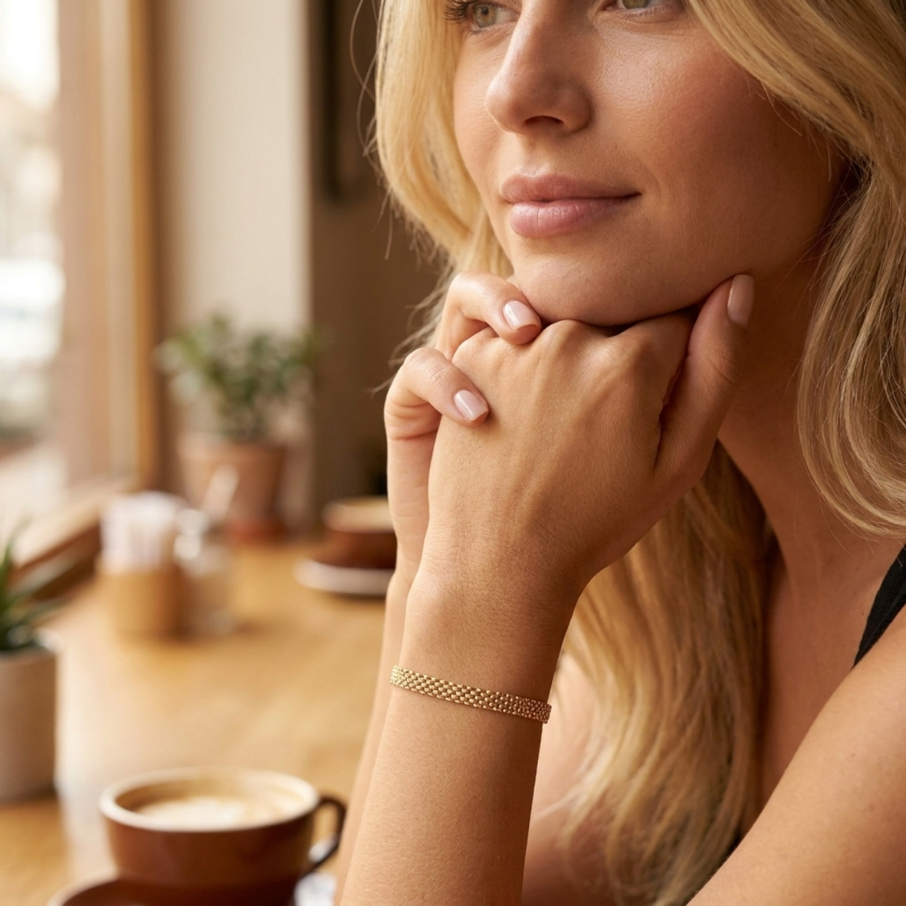 Lillian Gold Chain Bracelet