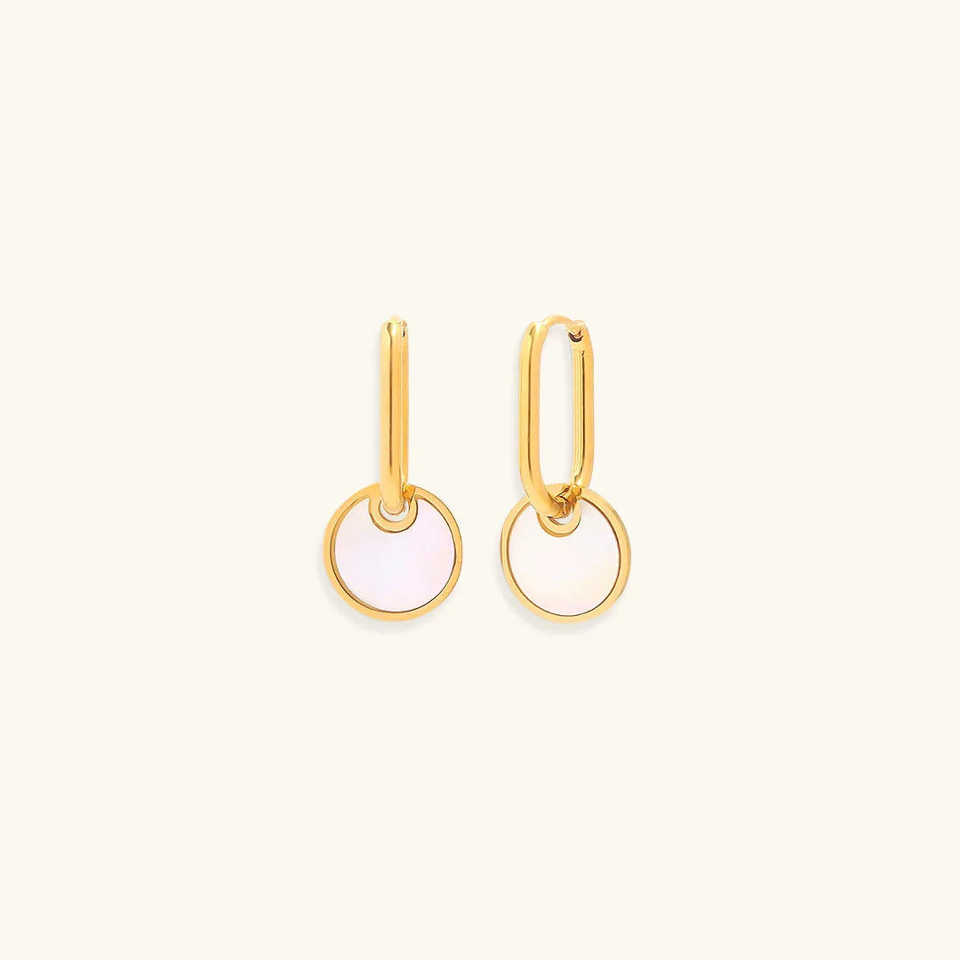 Amber Gold Earrings
