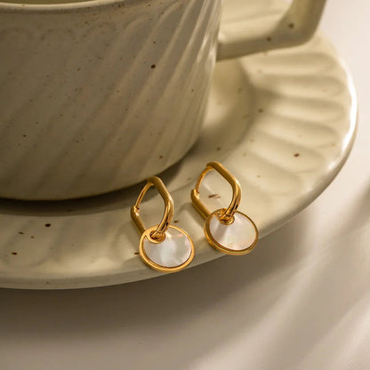 Amber Gold Earrings