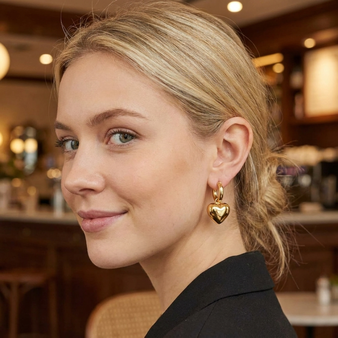 Malia Gold Hoop Earrings