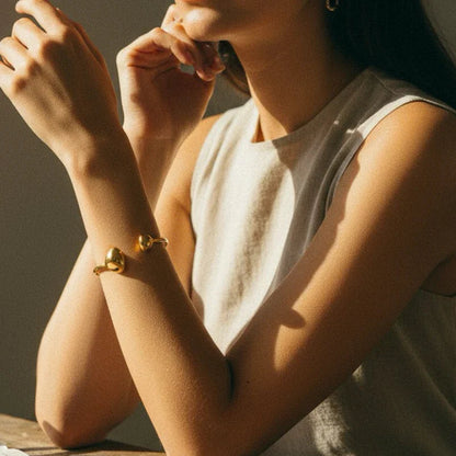Rosalie Gold Cuff Bracelet