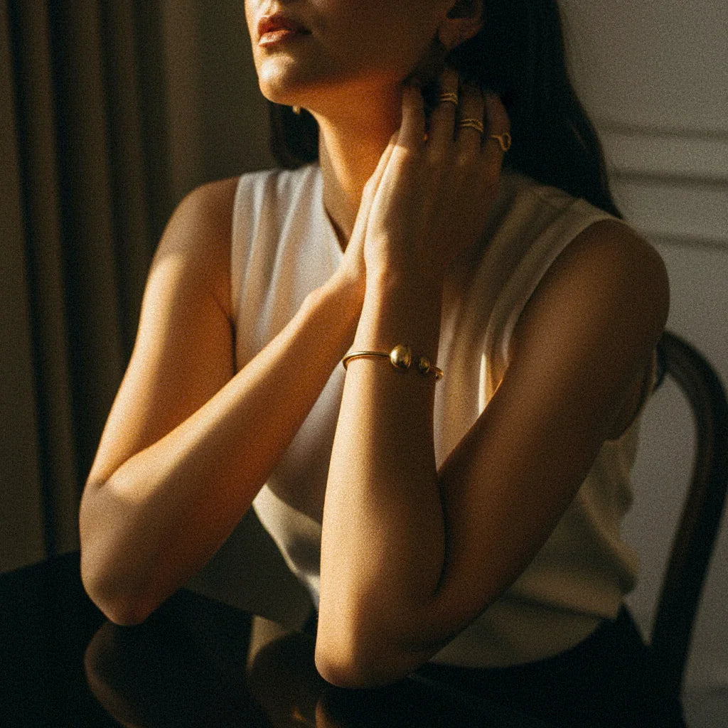 Rosalie Gold Cuff Bracelet