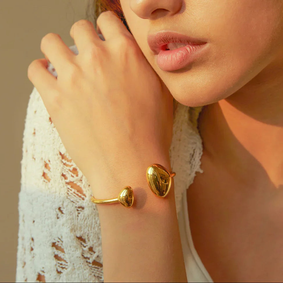 Rosalie Gold Cuff Bracelet