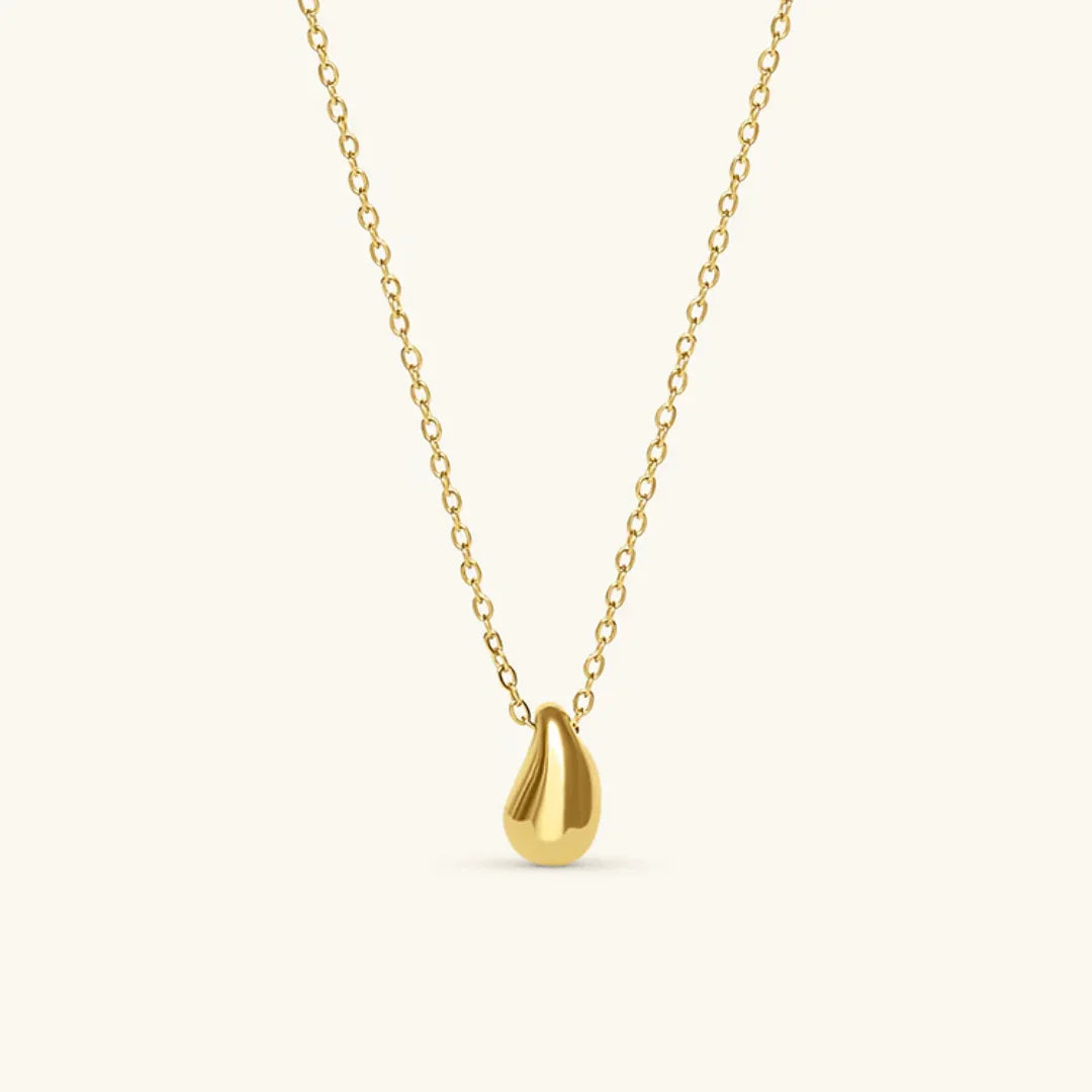 Helen Gold Teardrop Pendant