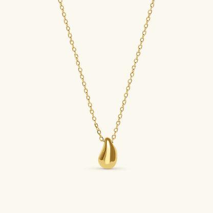 Helen Gold Teardrop Pendant