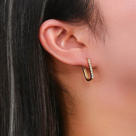 Ellie Gold Hoop Earrings