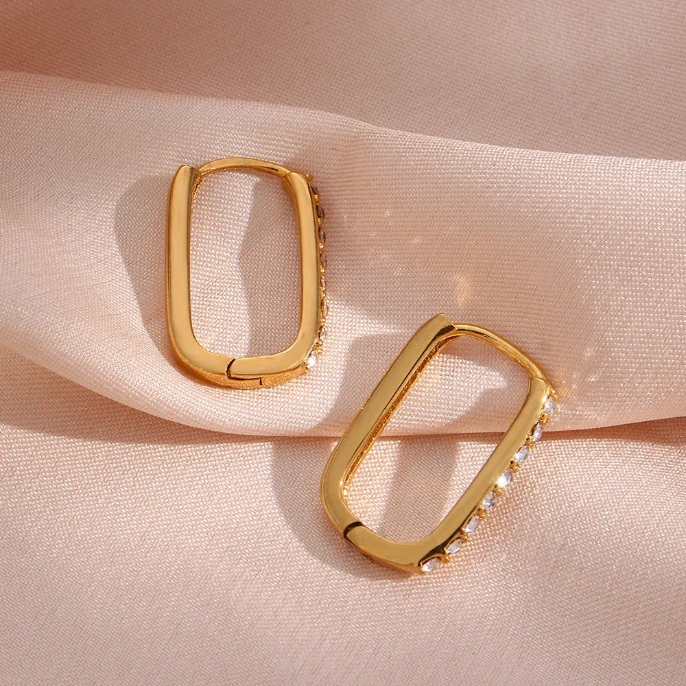 Ellie Gold Hoop Earrings