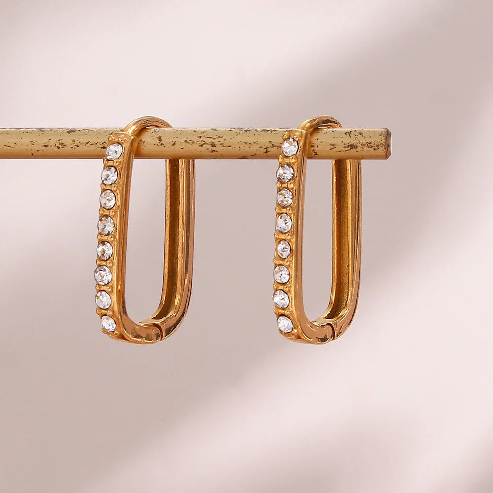 Ellie Gold Hoop Earrings