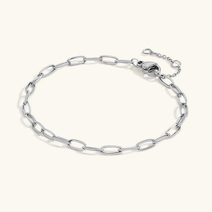 Eileen Gold Paperclip Chain Bracelet