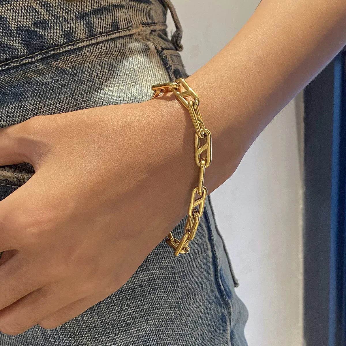 Katalina Gold Chain Bracelet