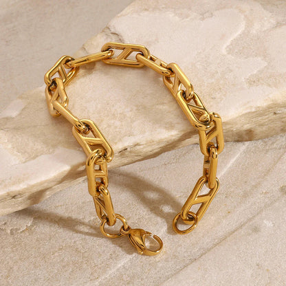 Katalina Gold Chain Bracelet