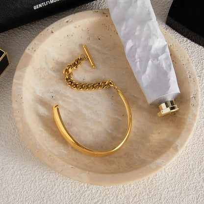 Anaya Gold Bangle Bracelet