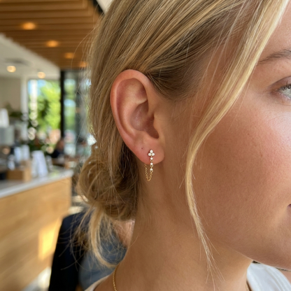 Nyla Diamond Stud Earrings